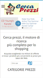 Mobile Screenshot of cerca-prezzi.it